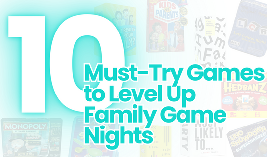 10 Must-Try Games to Level Up Family Game Nights