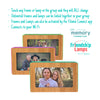 Close-up of digital photo display in Memory Frame Imperfect showing crisp image detail