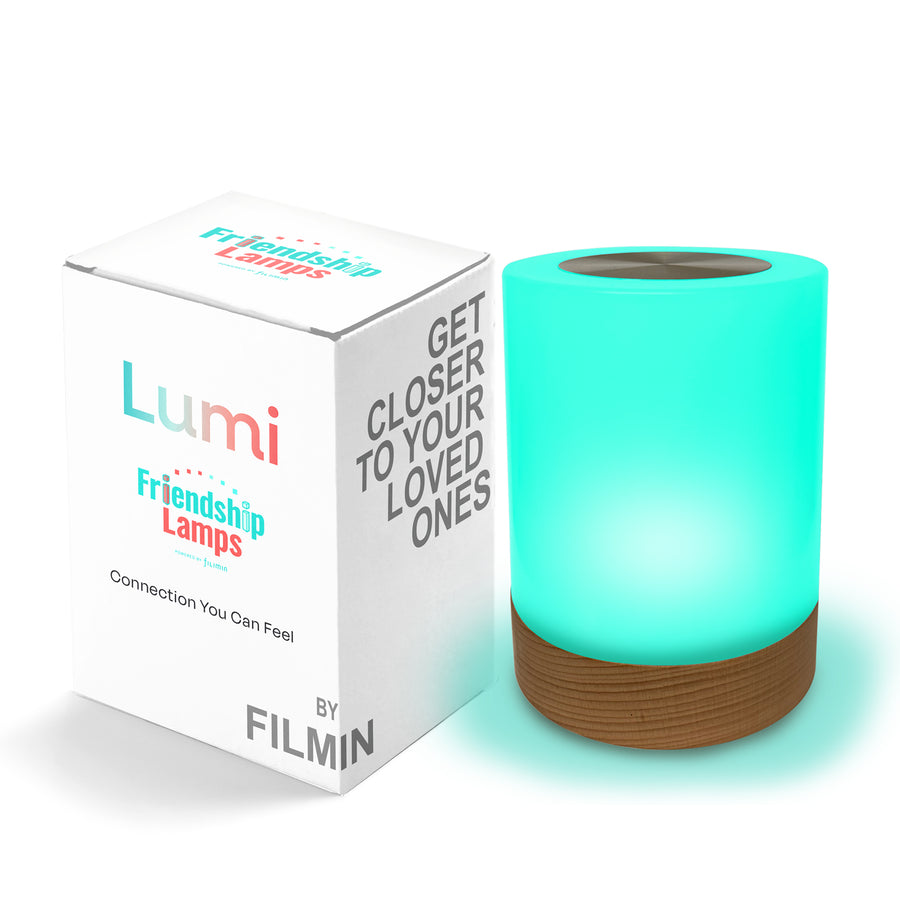Lumi Friendship Lamp – Soft Glow Wi-Fi Touch Lamp | Stay Connected with Light & Warmth