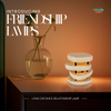 Mid-Century Design Friendship Lamps White Black