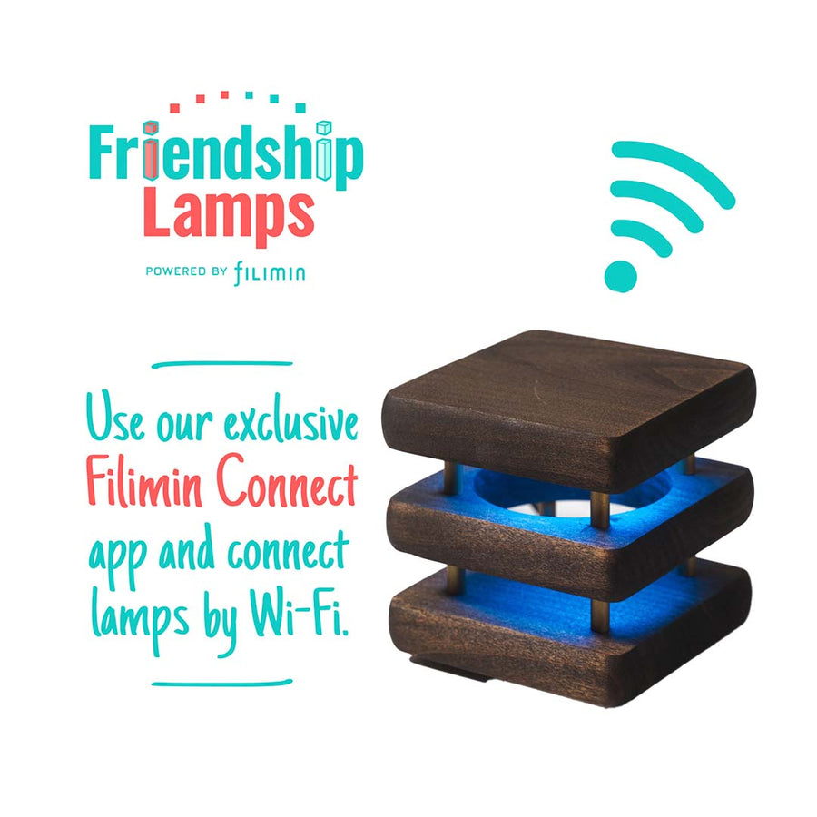 MINI Square Mid-Century Design Friendship Lamps