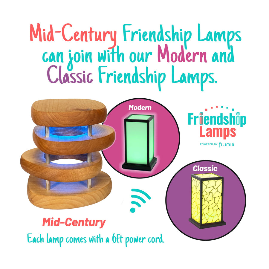 Mid-Century Design Friendship Lamps CUSTOMIZE EU Plug