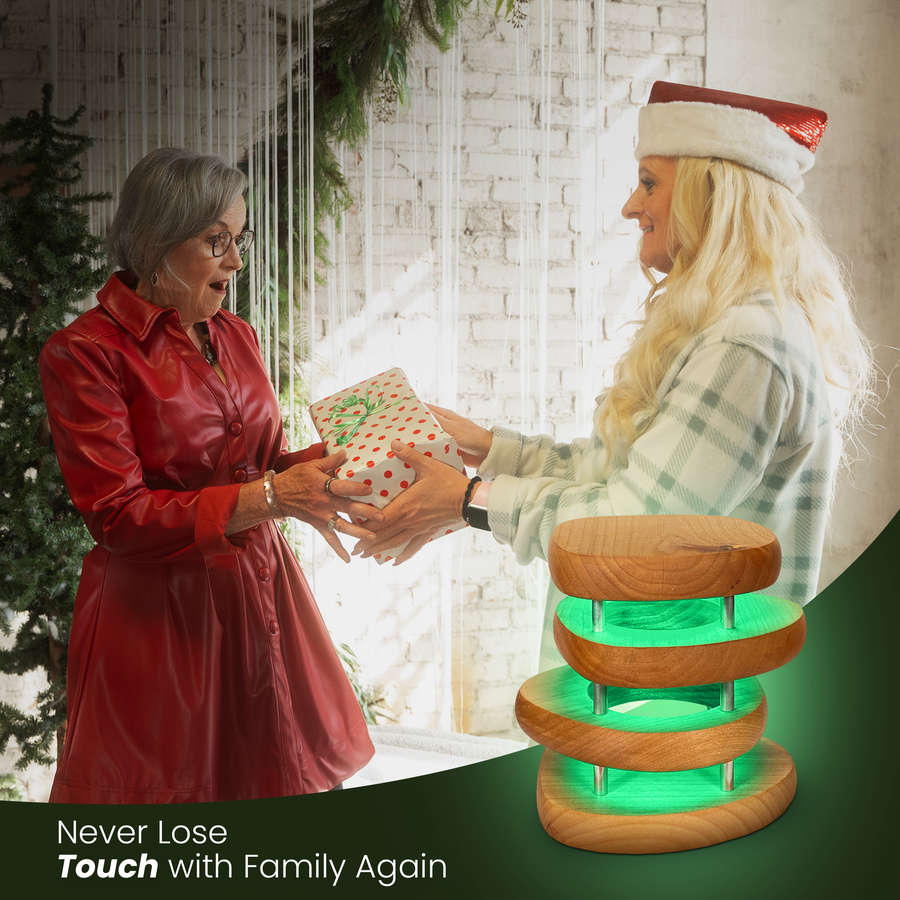 Mid-Century Design Friendship Lamp – Retro Wi-Fi Touch Lamp | Stay Connected Through Time & Distance