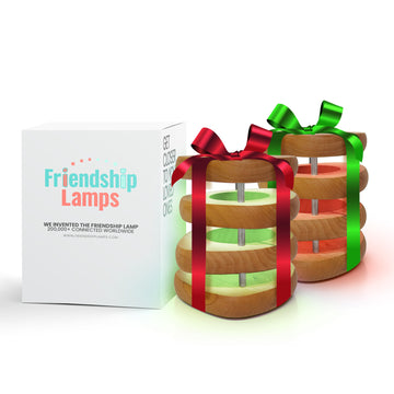 Mid-Century Design Friendship Lamp – Retro Wi-Fi Touch Lamp | Stay Connected Through Time & Distance