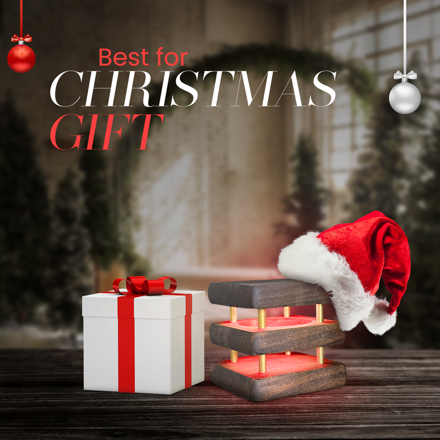 Mini Mid-Century Kona Design Friendship Lamp – Compact Retro Wi-Fi Touch Lamp for Long-Distance Connection