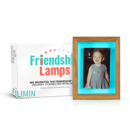 Friendship Frame – Wi - Fi Picture Frame Lamp | Share Light & Memories Long Distance - Friendship Lamps | Powered by Filimin