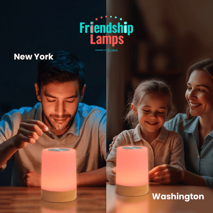 Lumi Friendship Lamp – Soft Glow Wi - Fi Touch Lamp | Stay Connected with Light & Warmth - Friendship Lamps | Powered by Filimin