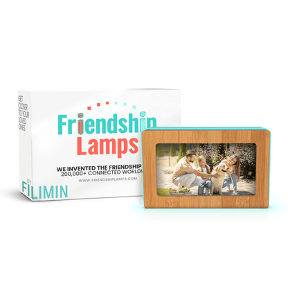 Memory Digital Friendship Frame – Smart Wi - Fi Photo Frame Lamp for Long Distance Connection - Friendship Lamps | Powered by Filimin