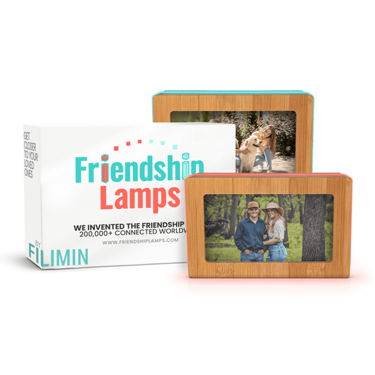 Memory Digital Friendship Frame – Smart Wi - Fi Photo Frame Lamp for Long Distance Connection - Friendship Lamps | Powered by Filimin