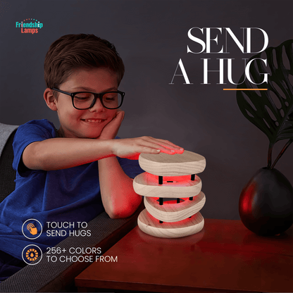 Mid - Century Design Friendship Lamp – Retro Wi - Fi Touch Lamp | Stay Connected Through Time & Distance - Friendship Lamps | Powered by Filimin