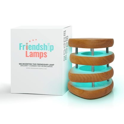 Mid - Century Design Friendship Lamp – Retro Wi - Fi Touch Lamp | Stay Connected Through Time & Distance - Friendship Lamps | Powered by Filimin