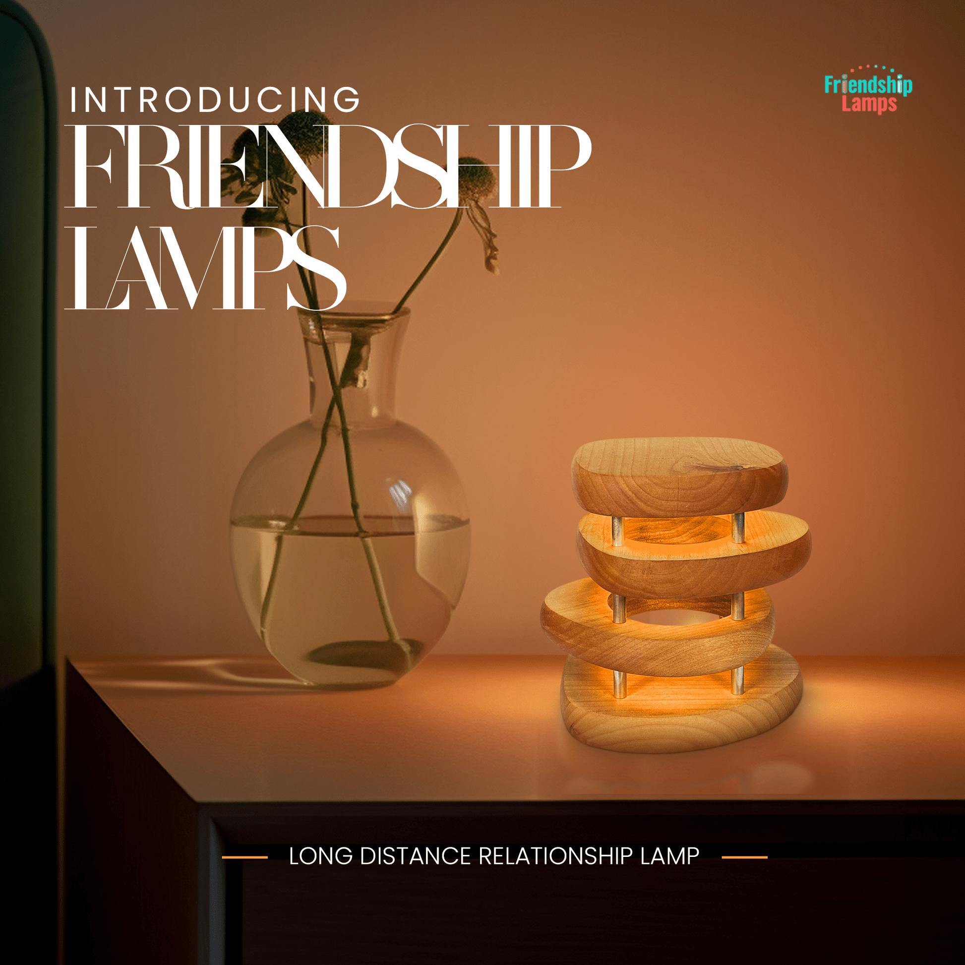 Special Edition: Mid - Century Mom Friendship Lamps EU Plug - Friendship Lamps | Powered by Filimin
