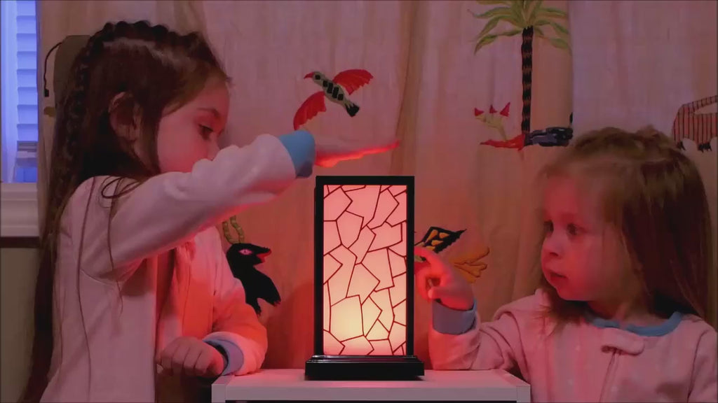 [Friendship Lamps Kid Video Touching Lamp to Grandma]
