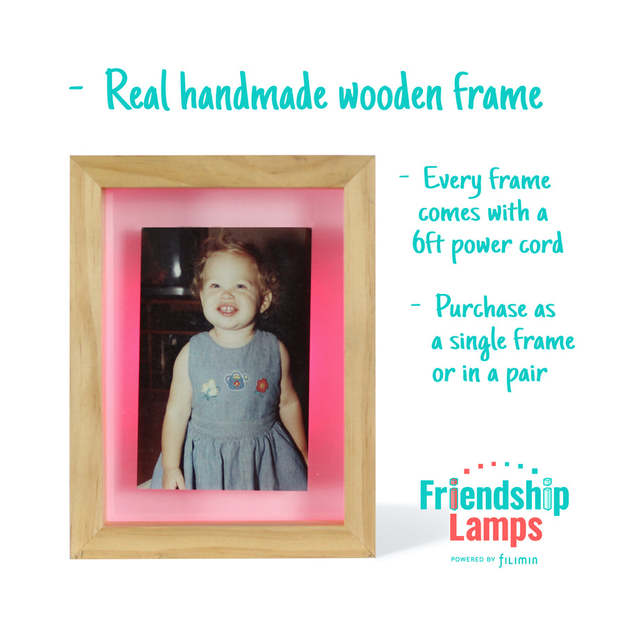 [Friendship Lamp Picture Frame Single Red Portrait]