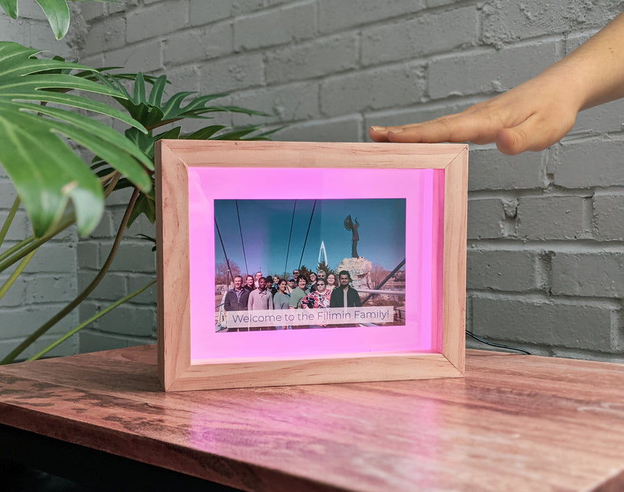 [Friendship Lamp Picture Frame Single Pink]