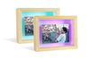 [Friendship Lamp Picture Frame Set of two teal purple landscape]