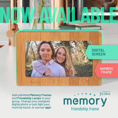 Memory Digital Friendship Frame – Smart Wi - Fi Photo Frame Lamp for Long Distance Connection - Friendship Lamps | Powered by Filimin